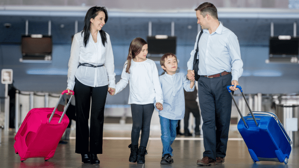 family traveling
